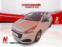 Usado Peugeot 208 Access 75 CV (55 kW) 2016 Blanco Utilitario