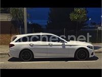 Usado Mercedes C220 AMG line 170 CV (125 kW) 2015 Blanco Familiar