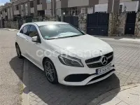 Usado Mercedes A200 AMG line 136 CV (100 kW) 2017 Blanco Berlina