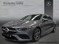 Usado Mercedes CLA200 AMG line 163 CV (119 kW) 2020 Negro Berlina