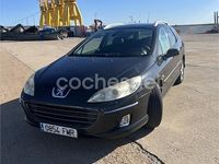 Usado Peugeot 407 Sport 136 CV (100 kW) 2007 Negro Familiar