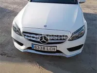 Usado Mercedes C180 AMG line 156 CV (114 kW) 2016 Blanco Berlina