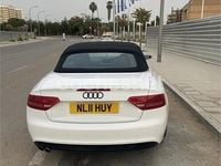 Usado Audi A5 Cabriolet S-Line 177 CV (130 kW) 2011 Blanco Descapotable