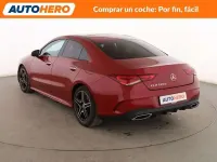 Usado Mercedes CLA220 AMG line 190 CV (139 kW) 2020 Rojo Coupe