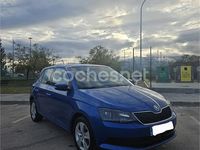 Usado Skoda Fabia Ambition 75 CV (55 kW) 2018 Azul Berlina