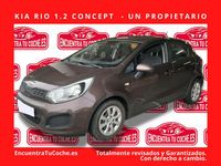 Usado Kia Rio 86 CV (63 kW) 2014 Marrón Utilitario