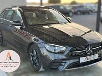 Usado Mercedes E220 194 CV (142 kW) 2021 Negro Familiar