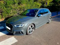 Usado Audi A3 S-Line 110 CV (80 kW) 2018 Gris / plata Berlina