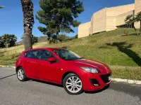 Usado Mazda 3 Active 105 CV (77 kW) 2009 Granate Berlina