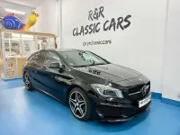 Usado Mercedes C220 AMG line 177 CV (130 kW) 2015 Negro Familiar