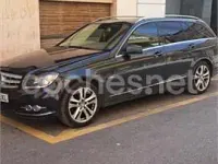 Usado Mercedes C180 Avantgarde 120 CV (88 kW) 2011 Negro Familiar