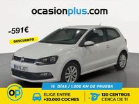 Usado VW Polo 75 CV (55 kW) 2016 Blanco Utilitario