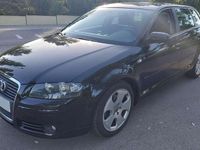 Usado Audi A3 Sportback Ambition 125 CV (91 kW) 2008 Negro Utilitario