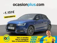 Usado Audi A1 Sportback Attraction 95 CV (69 kW) 2018 Azul Utilitario