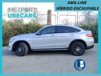 Usado Mercedes GLC350 320 CV (235 kW) 2017 Gris / plata Coupe