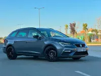 Usado Seat Leon FR 150 CV (110 kW) 2017 Gris / plata Familiar