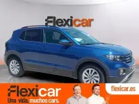 Usado VW T-Cross Advance 110 CV (80 kW) 2022 Azul SUV