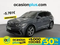 Usado VW Tiguan R-line 150 CV (110 kW) 2021 Gris / plata SUV