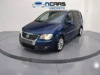 Usado VW Touran Highline 170 CV (125 kW) 2008 Azul Monovolumen