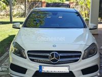 Usado Mercedes A180 AMG line 109 CV (80 kW) 2014 Blanco Berlina