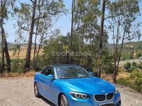 Usado BMW 218 Comfort Edition 136 CV (100 kW) 2018 Azul Descapotable