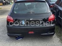Usado Peugeot 206 90 CV (66 kW) 2002 Negro Berlina