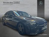 Usado Mercedes C220 AMG line 200 CV (147 kW) 2021 Graphite grey  metallic paint Berlina