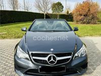 Usado Mercedes E220 170 CV (125 kW) 2014 Gris / plata Descapotable