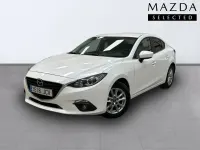 Usado Mazda 3 Style 100 CV (73 kW) 2015 Blanco Berlina