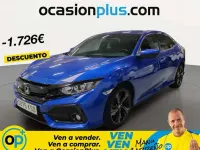 Usado Honda Civic Elegance 129 CV (94 kW) 2018 Azul Utilitario