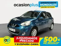 Usado Nissan Micra Acenta 80 CV (58 kW) 2015 Azul Utilitario