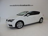 Usado Seat Leon Style 110 CV (80 kW) 2017 Blanco Berlina