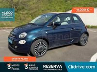 Usado Fiat 500C Lounge 69 CV (50 kW) 2018 Azul Descapotable