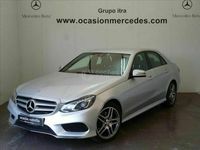 Usado Mercedes E220 Avantgarde 170 CV (125 kW) 2014 Plateado Berlina