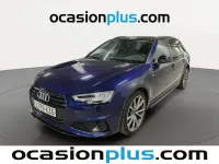 Usado Audi A4 S-Line 150 CV (110 kW) 2019 Azul Familiar