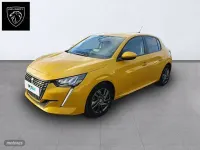 Usado Peugeot 208 Active 100 CV (73 kW) 2021 Amarillo Utilitario