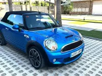 Usado Mini Cooper S Cabriolet 184 CV (135 kW) 2010 Azul Descapotable