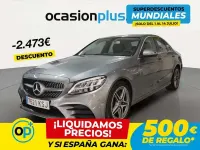 Usado Mercedes C200 AMG 184 CV (135 kW) 2018 Gris Berlina