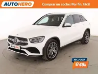 Usado Mercedes GLC220 194 CV (142 kW) 2020 Blanco SUV