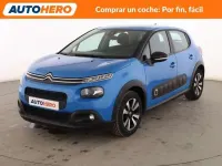 Usado Citroën C3 Feel 82 CV (60 kW) 2017 Azul Utilitario