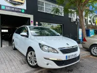Usado Peugeot 308 SW Business-Line 120 CV (88 kW) 2014 Blanco Familiar