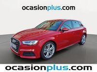 Usado Audi A3 Sportback S-Line 116 CV (85 kW) 2019 Rojo Utilitario