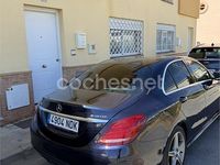Usado Mercedes C220 AMG line 170 CV (125 kW) 2016 Azul Berlina