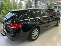 Usado Mercedes C200 150 CV (110 kW) 2017 Negro Familiar