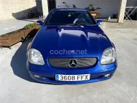 Usado Mercedes SLK200 163 CV (119 kW) 2001 Azul Descapotable