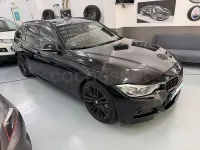 Usado BMW 320 Efficient Dynamics 184 CV (135 kW) 2015 Negro Familiar