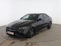 Usado Mercedes C220 AMG line 220 CV (161 kW) 2022 Negro Berlina