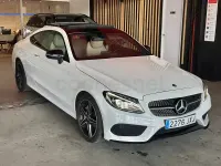 Używany Mercedes C220 170 KM (125 kW) 2017 Biały Coupe