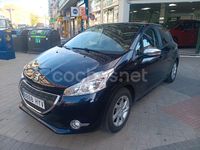 Usado Peugeot 208 Access 82 CV (60 kW) 2014 Azul Utilitario
