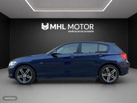 Usado BMW 118 Sport Line 150 CV (110 kW) 2015 Azul Utilitario